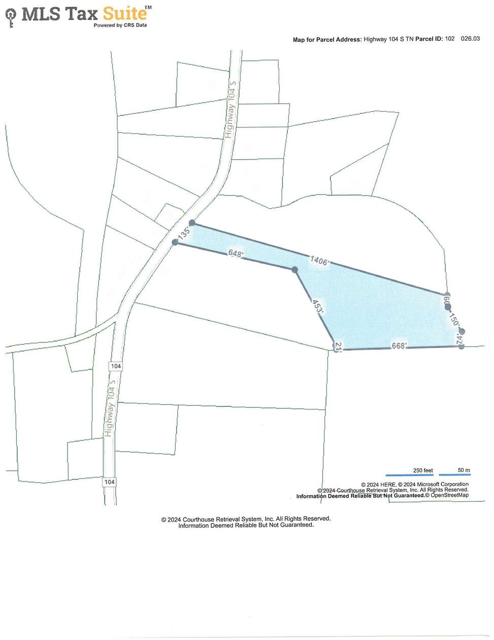 9.5 Acres of Land for Sale in Lexington, Tennessee