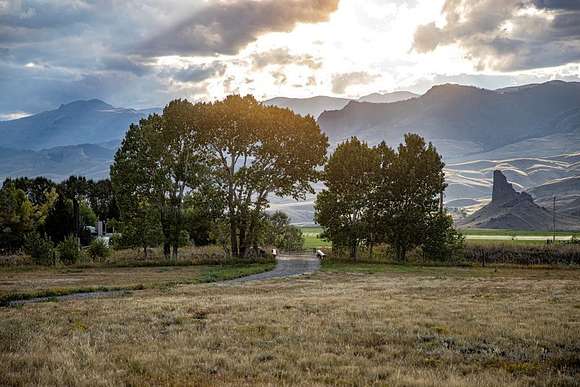 33.6 Acres of Land with Home for Sale in Cody, Wyoming