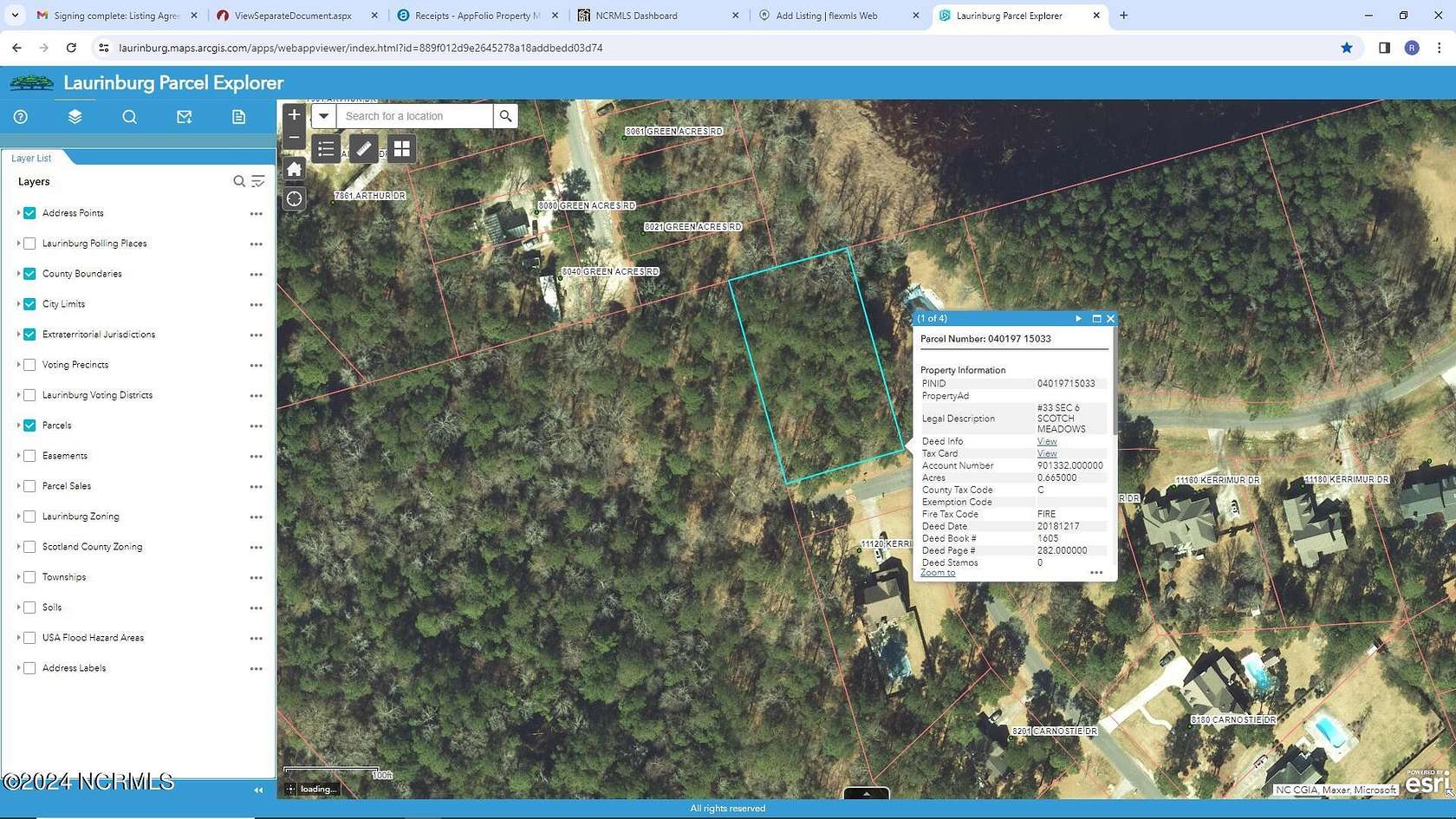 0.67 Acres of Residential Land for Sale in Laurinburg, North Carolina