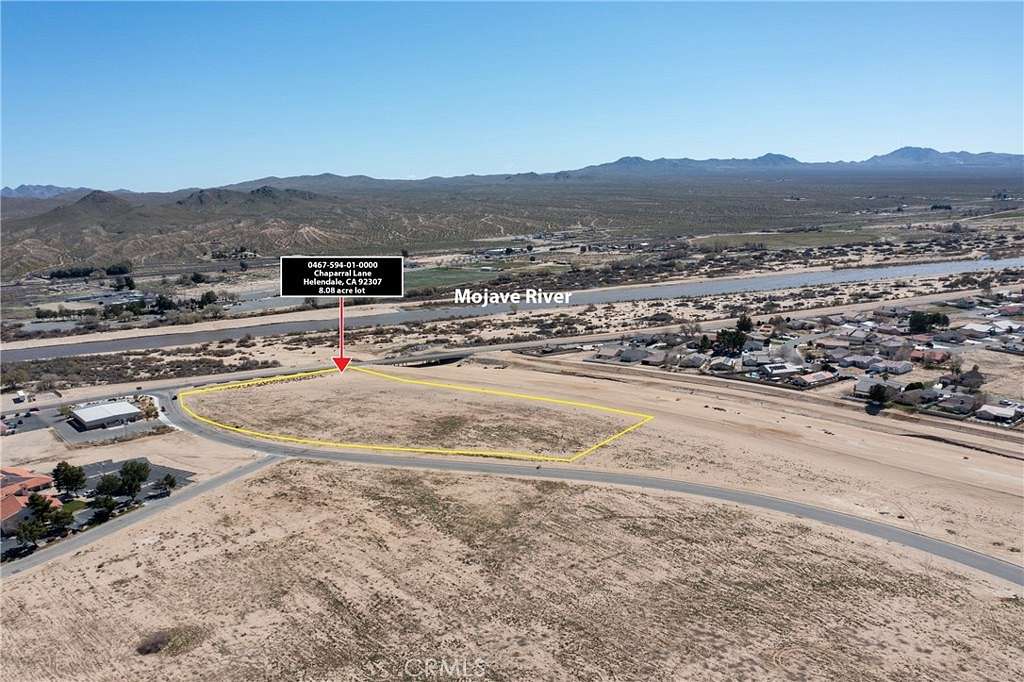 8.08 Acres of Land for Sale in Helendale, California