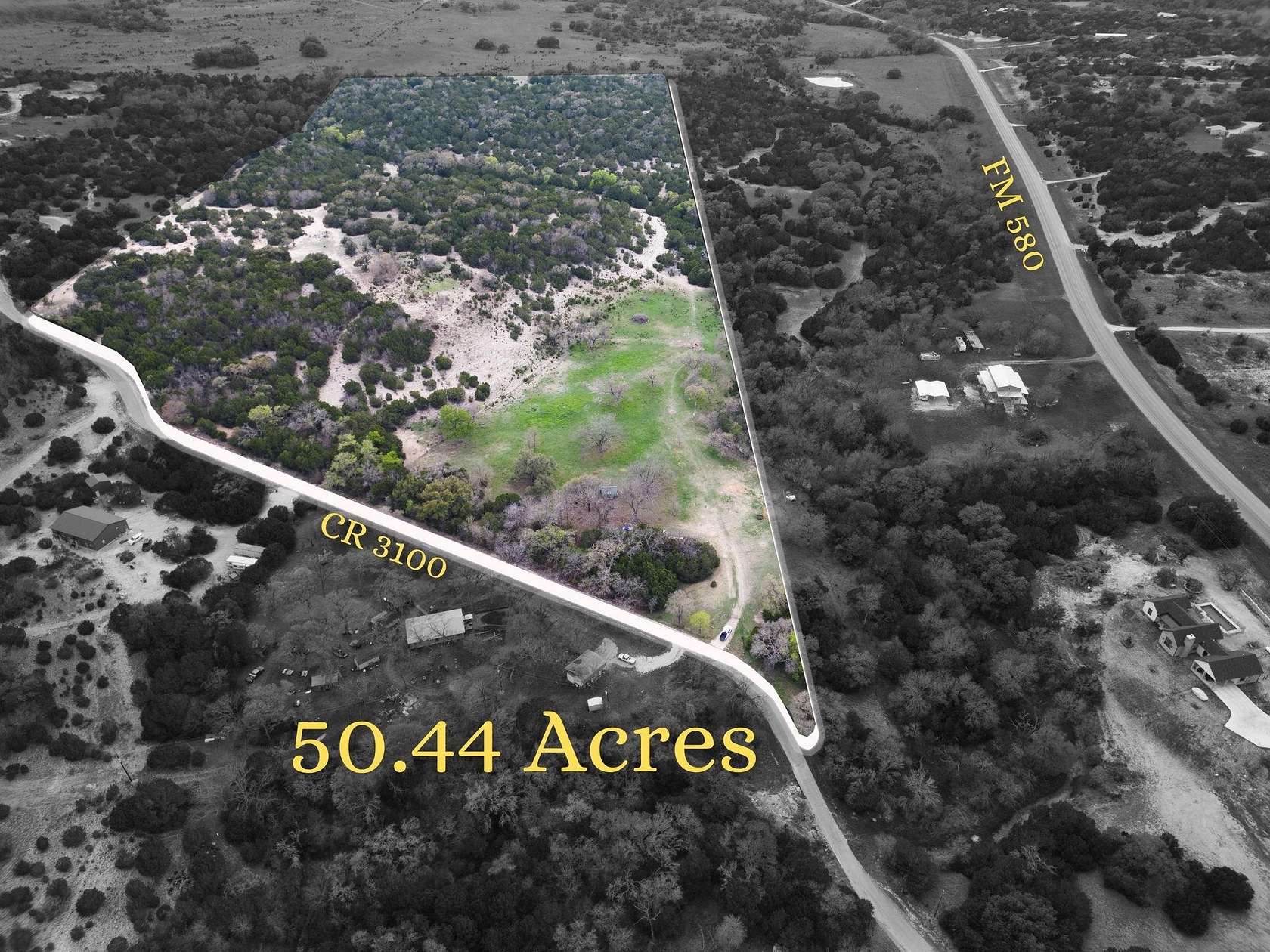 50.44 Acres of Recreational Land & Farm for Sale in Lampasas, Texas