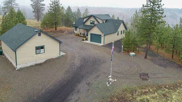 5.5 Acres of Residential Land with Home for Sale in Davenport, Washington