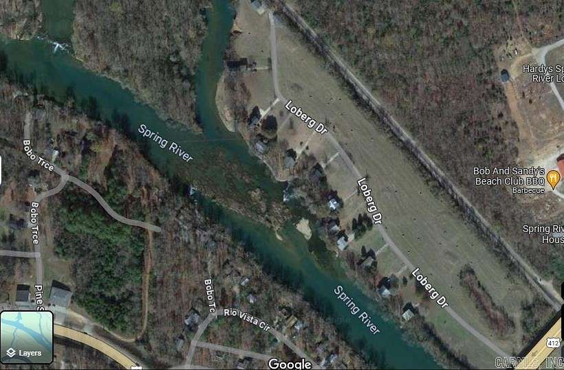 10 Acres of Recreational Land & Farm for Sale in Hardy, Arkansas