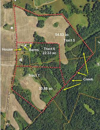 110 Acres of Land with Home for Sale in Edmonton, Kentucky
