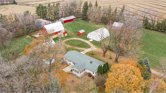 15.8 Acres of Land with Home for Sale in Dodge Center, Minnesota