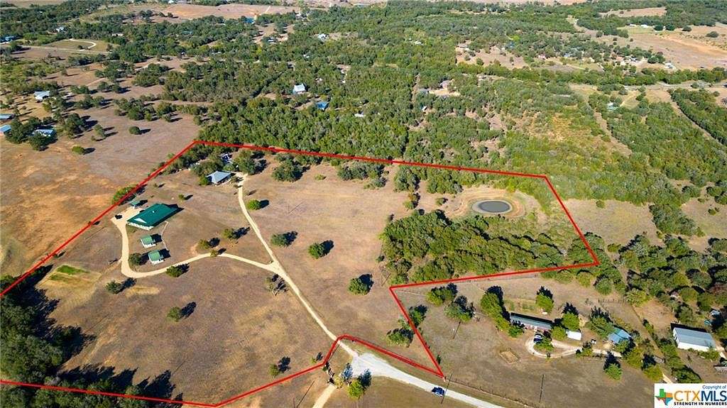 26.2 Acres of Land with Home for Sale in Red Rock, Texas