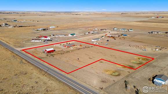 4.2 Acres of Residential Land with Home for Sale in Nunn, Colorado