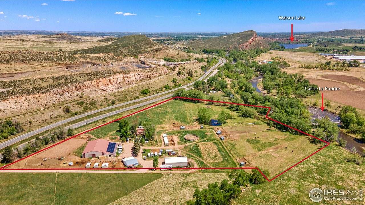 14.4 Acres of Land with Home for Sale in Laporte, Colorado
