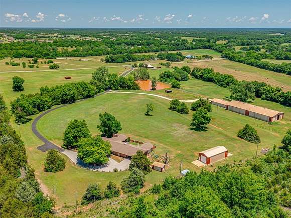 80 Acres of Land with Home for Sale in Noble, Oklahoma