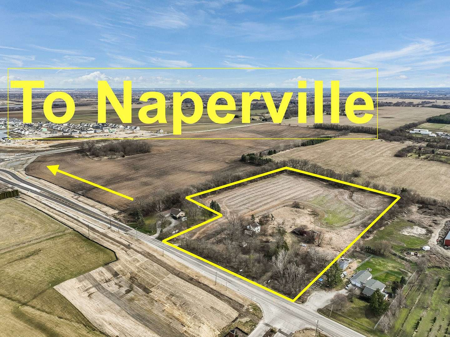 10 Acres of Mixed-Use Land for Sale in Oswego, Illinois