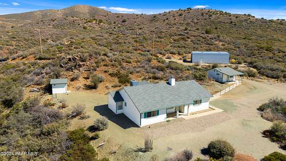 9.7 Acres of Residential Land with Home for Sale in Dewey-Humboldt, Arizona
