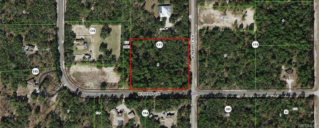 3.2 Acres of Residential Land for Sale in Beverly Hills, Florida