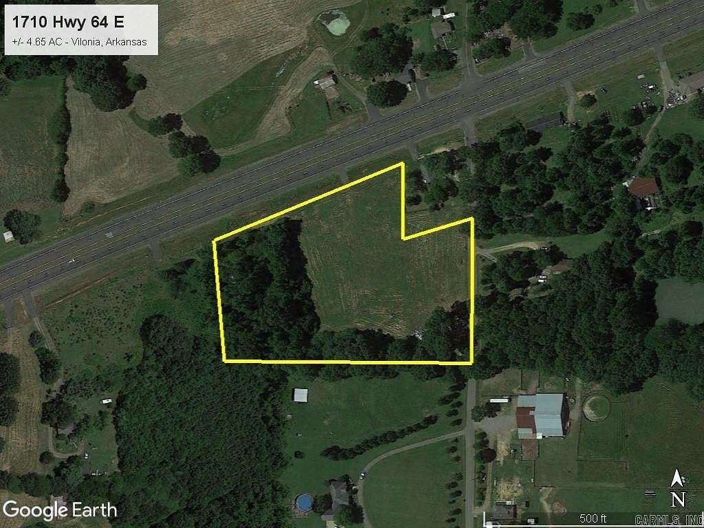 4.7 Acres of Commercial Land for Sale in Vilonia, Arkansas