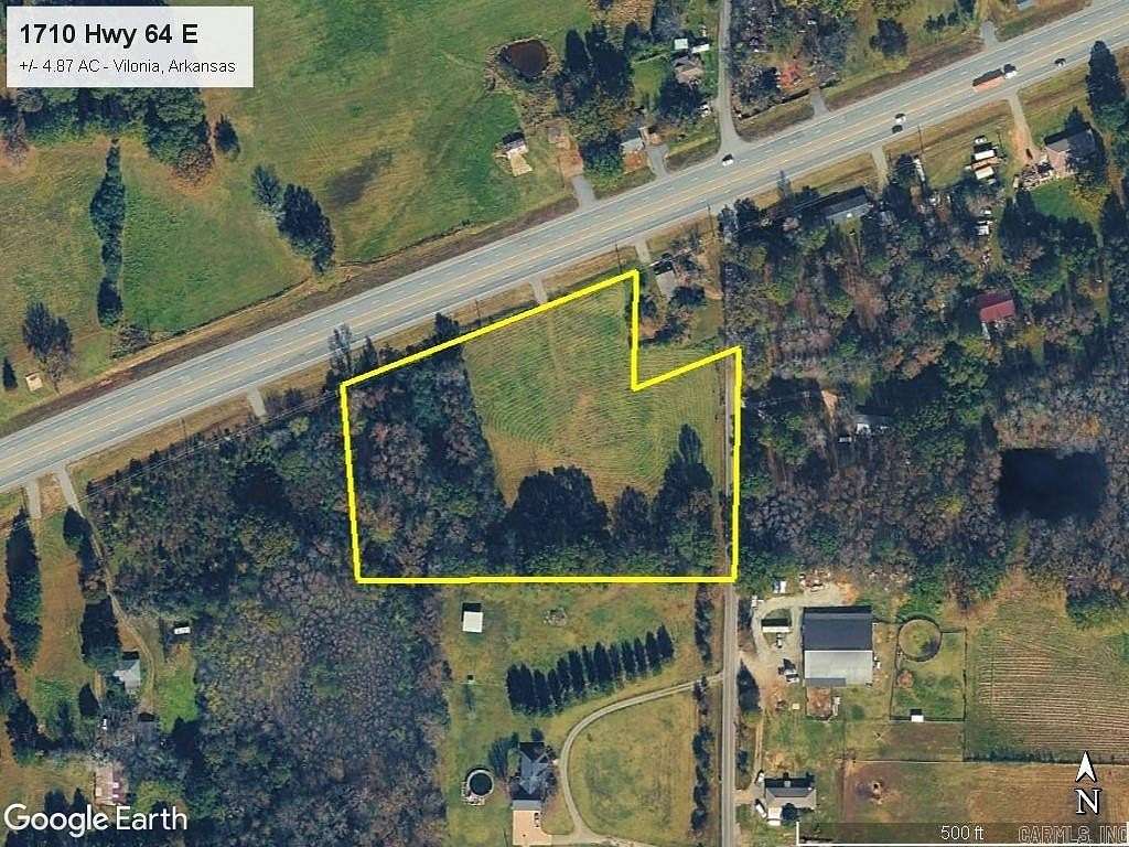4.87 Acres of Land for Sale in Vilonia, Arkansas