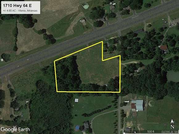 4.7 Acres of Commercial Land for Sale in Vilonia, Arkansas