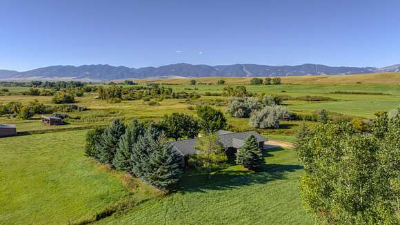 53.8 Acres of Agricultural Land with Home for Sale in Ranchester, Wyoming