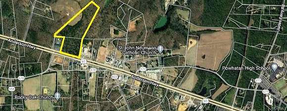 31.2 Acres of Commercial Land for Sale in Powhatan, Virginia