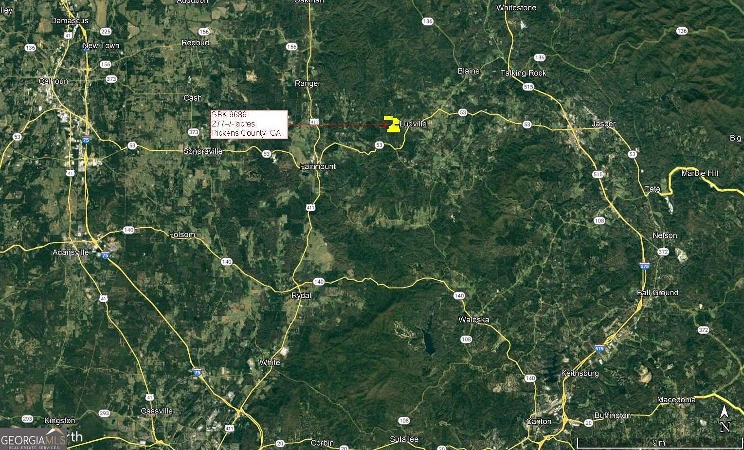 95.8 Acres of Land for Sale in Ranger, Georgia