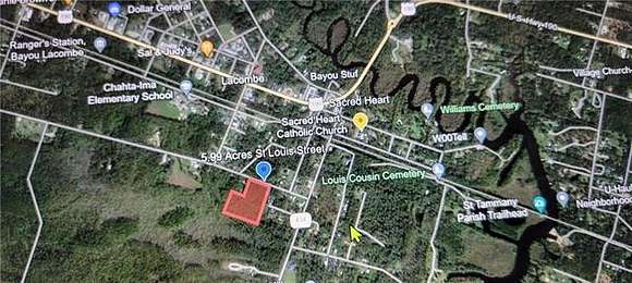 6 Acres of Residential Land for Sale in Lacombe, Louisiana