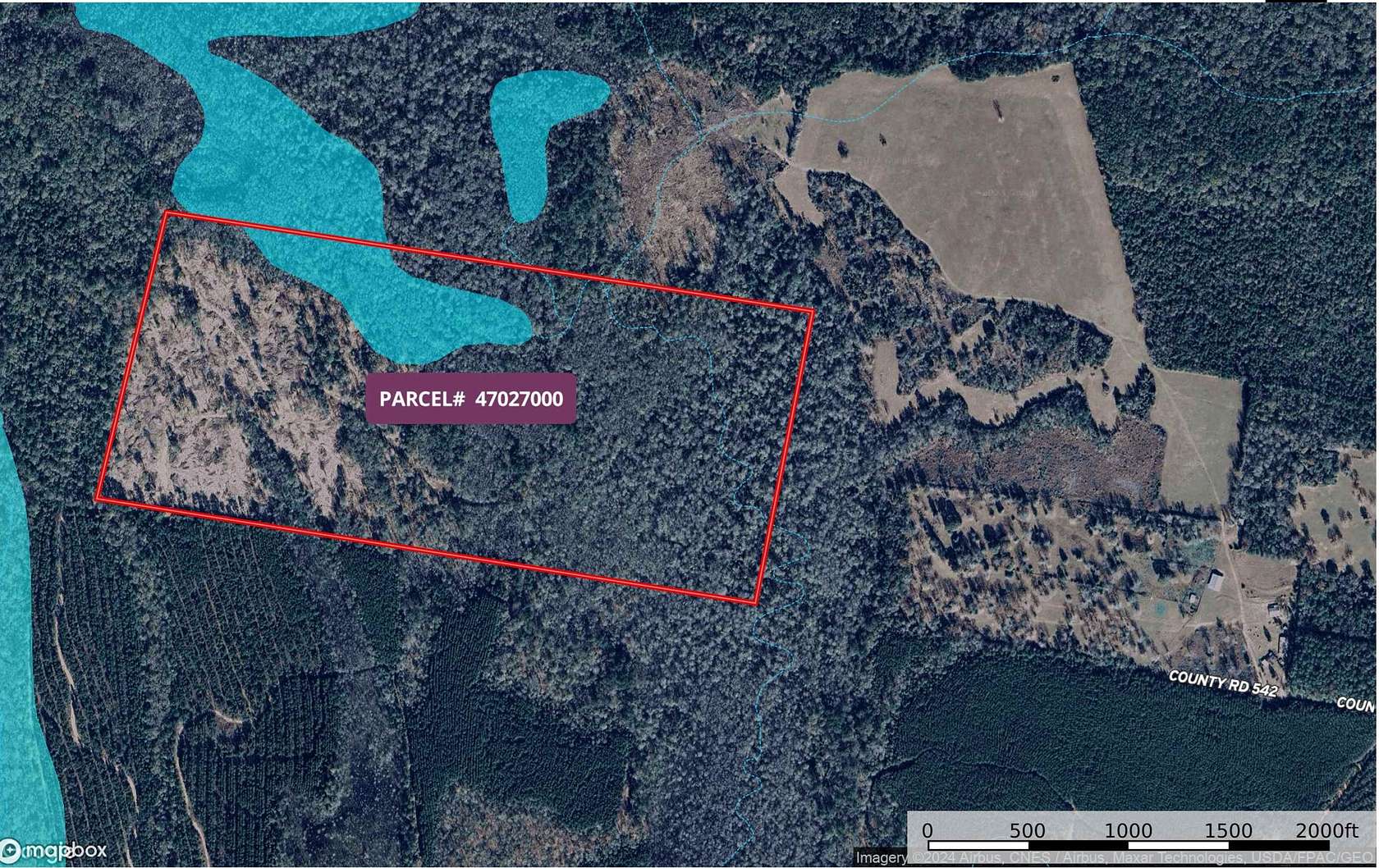 120 Acres of Recreational Land for Sale in Kirbyville, Texas