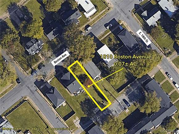 0.069 Acres of Land for Auction in Richmond, Virginia