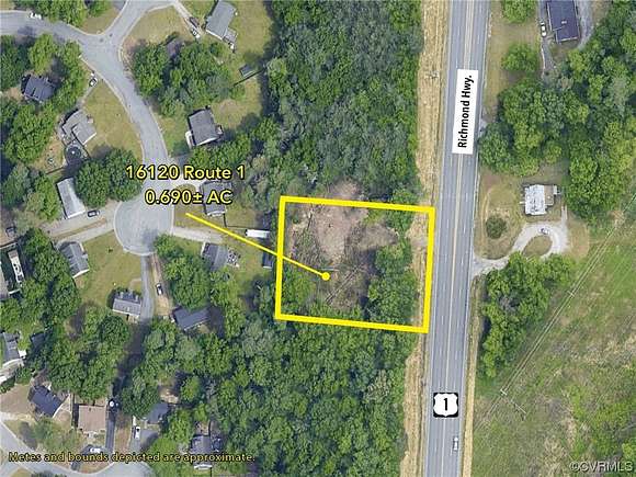 0.69 Acres of Commercial Land for Auction in Colonial Heights, Virginia