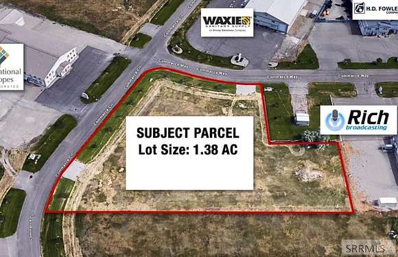 1.4 Acres of Commercial Land for Sale in Idaho Falls, Idaho