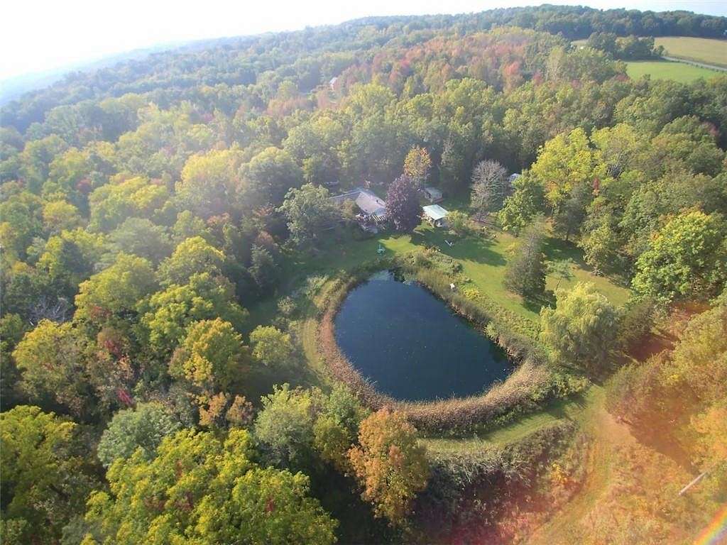 9.3 Acres of Residential Land with Home for Sale in Trumansburg, New York