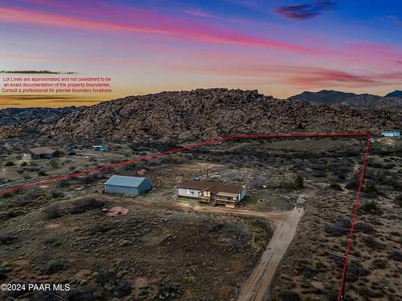 10.3 Acres of Land with Home for Sale in Kirkland, Arizona