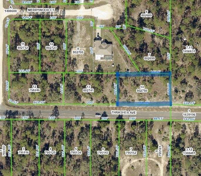 0.53 Acres of Residential Land for Sale in Weeki Wachee, Florida