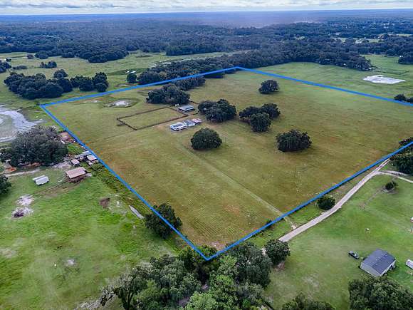 38.9 Acres of Agricultural Land with Home for Sale in Webster, Florida