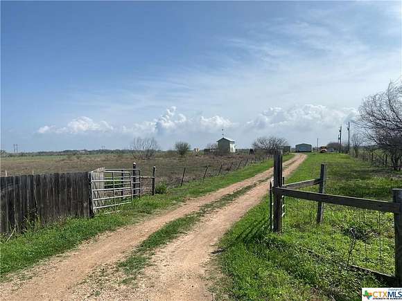 10 Acres of Residential Land with Home for Sale in Goliad, Texas