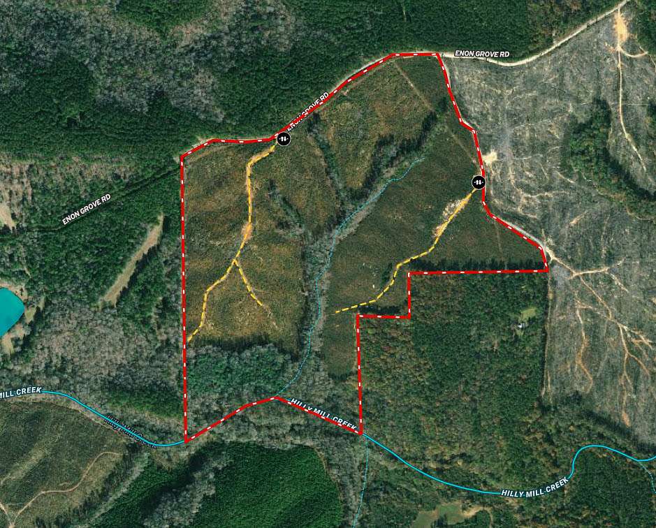 131 Acres of Recreational Land & Farm for Sale in Franklin, Georgia