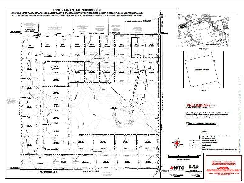 1.5 Acres of Land for Sale in Andrews, Texas
