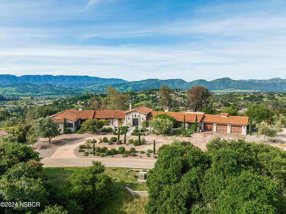 8.9 Acres of Residential Land with Home for Sale in Solvang, California
