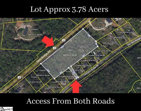 3.8 Acres of Residential Land for Sale in Greenville, South Carolina