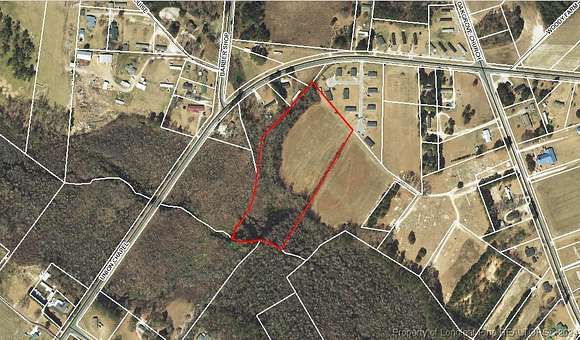 11.3 Acres of Agricultural Land for Sale in Pembroke, North Carolina