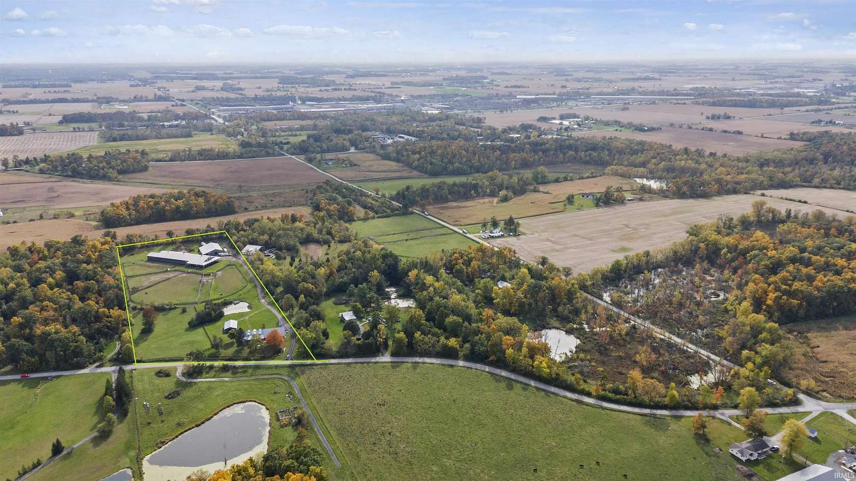 47 Acres of Agricultural Land with Home for Sale in Fort Wayne, Indiana