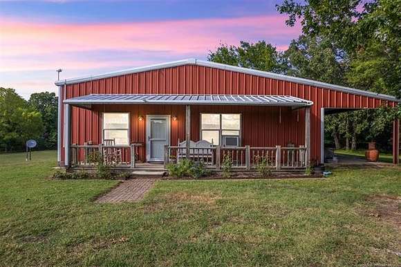 80 Acres of Land with Home for Sale in Big Cabin, Oklahoma
