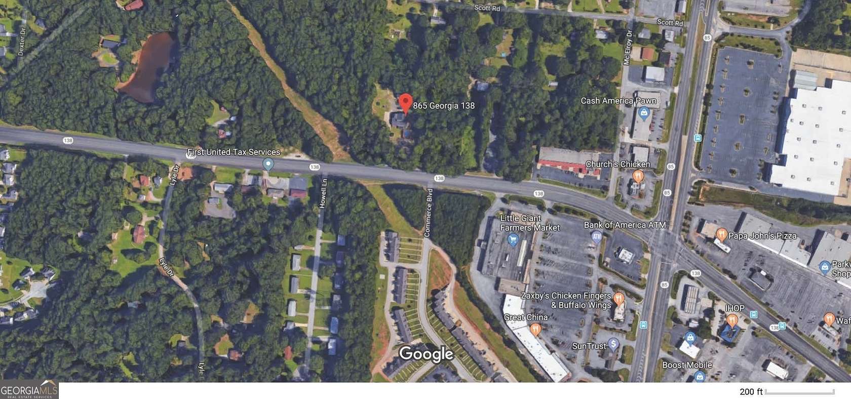 1.3 Acres of Commercial Land for Sale in Riverdale, Georgia