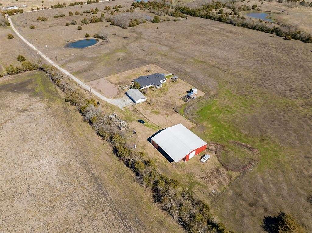 46.6 Acres of Agricultural Land with Home for Sale in Ladonia, Texas