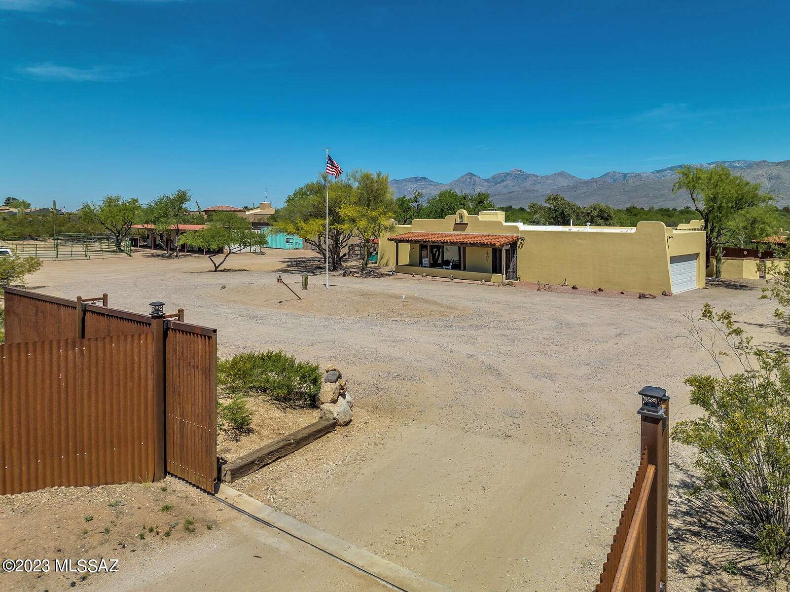 3.3 Acres of Residential Land with Home for Sale in Tucson, Arizona