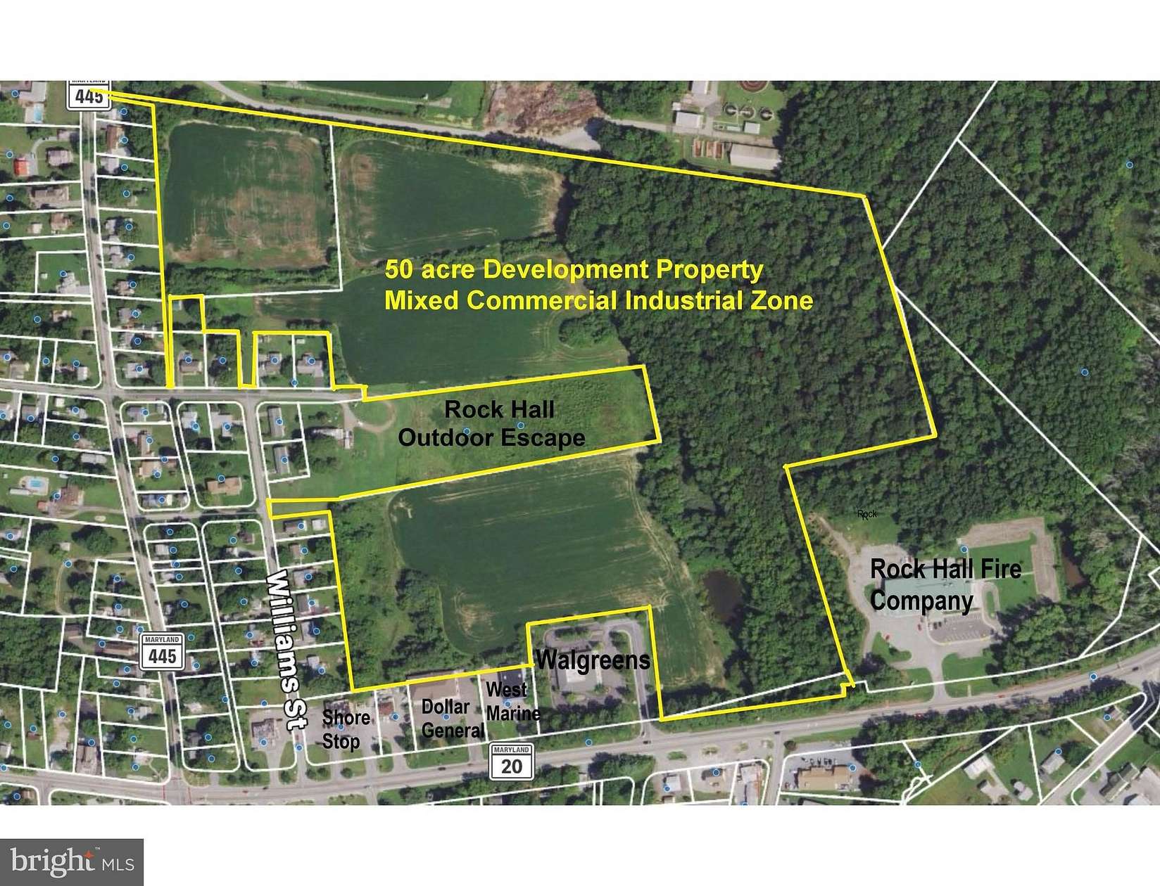49.8 Acres of Land for Sale in Rock Hall, Maryland