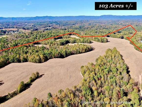 103 Acres of Agricultural Land for Sale in Mount Airy, North Carolina
