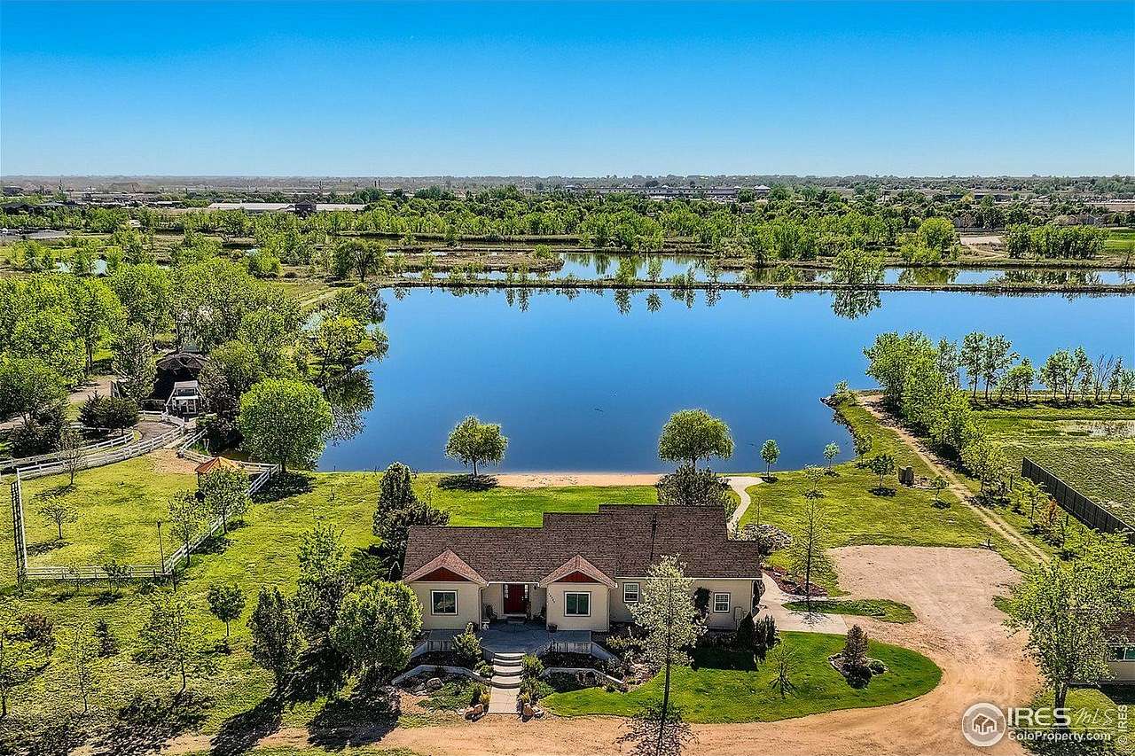 25.26 Acres of Recreational Land with Home for Sale in Longmont, Colorado
