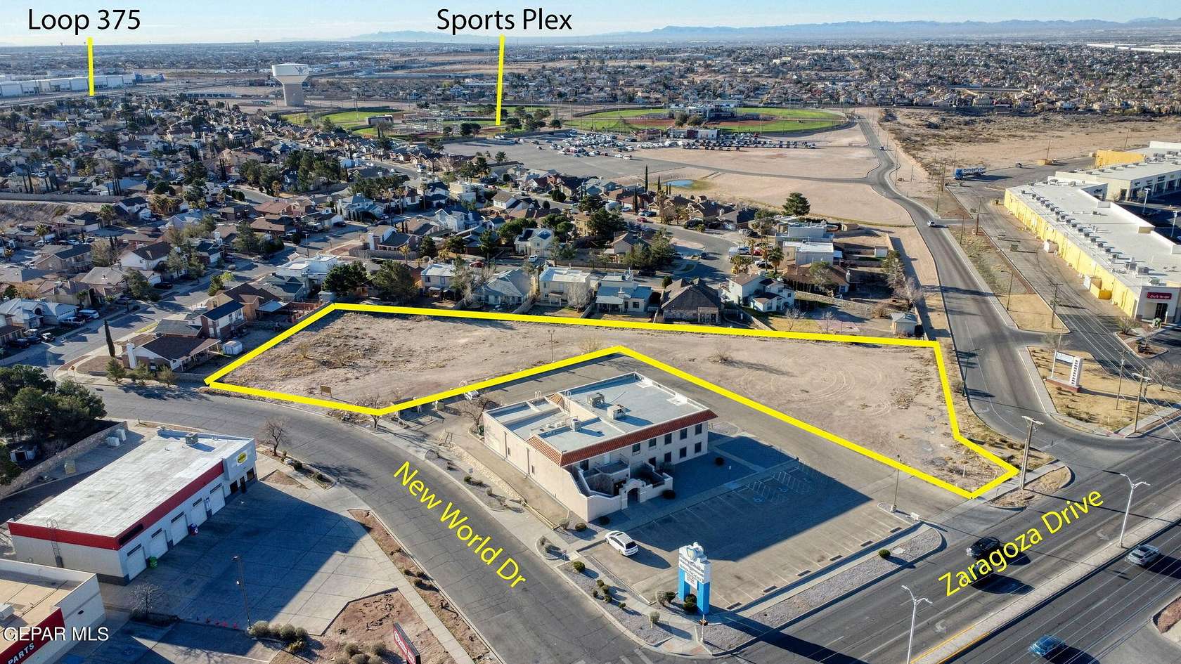 1.5 Acres of Commercial Land for Sale in El Paso, Texas