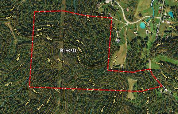 101 Acres of Land for Sale in Albany, Ohio