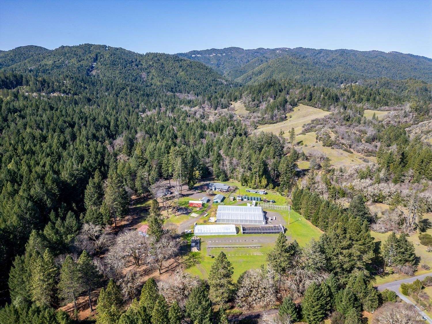 17 Acres of Land with Home for Sale in Laytonville, California