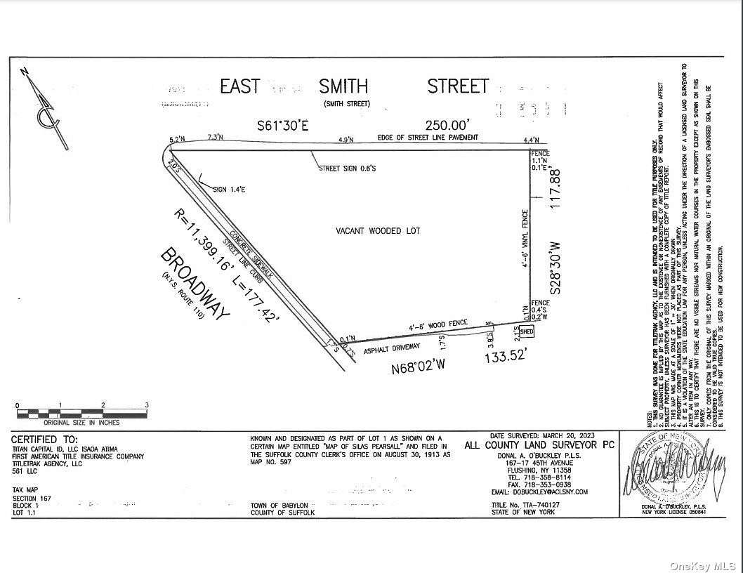0.7 Acres of Commercial Land for Sale in Amityville, New York