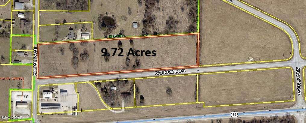 9 Acres of Commercial Land for Sale in Neosho, Missouri